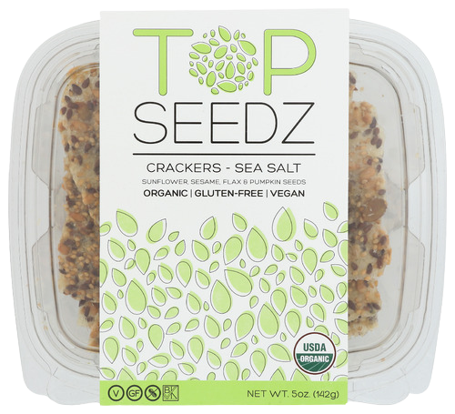 Top Seedz Sea Salt Crackers - 5 OZ