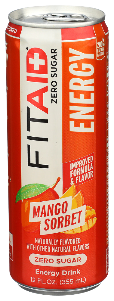 Lifeaid Mango Sorbet Energy Drink - 12 FO