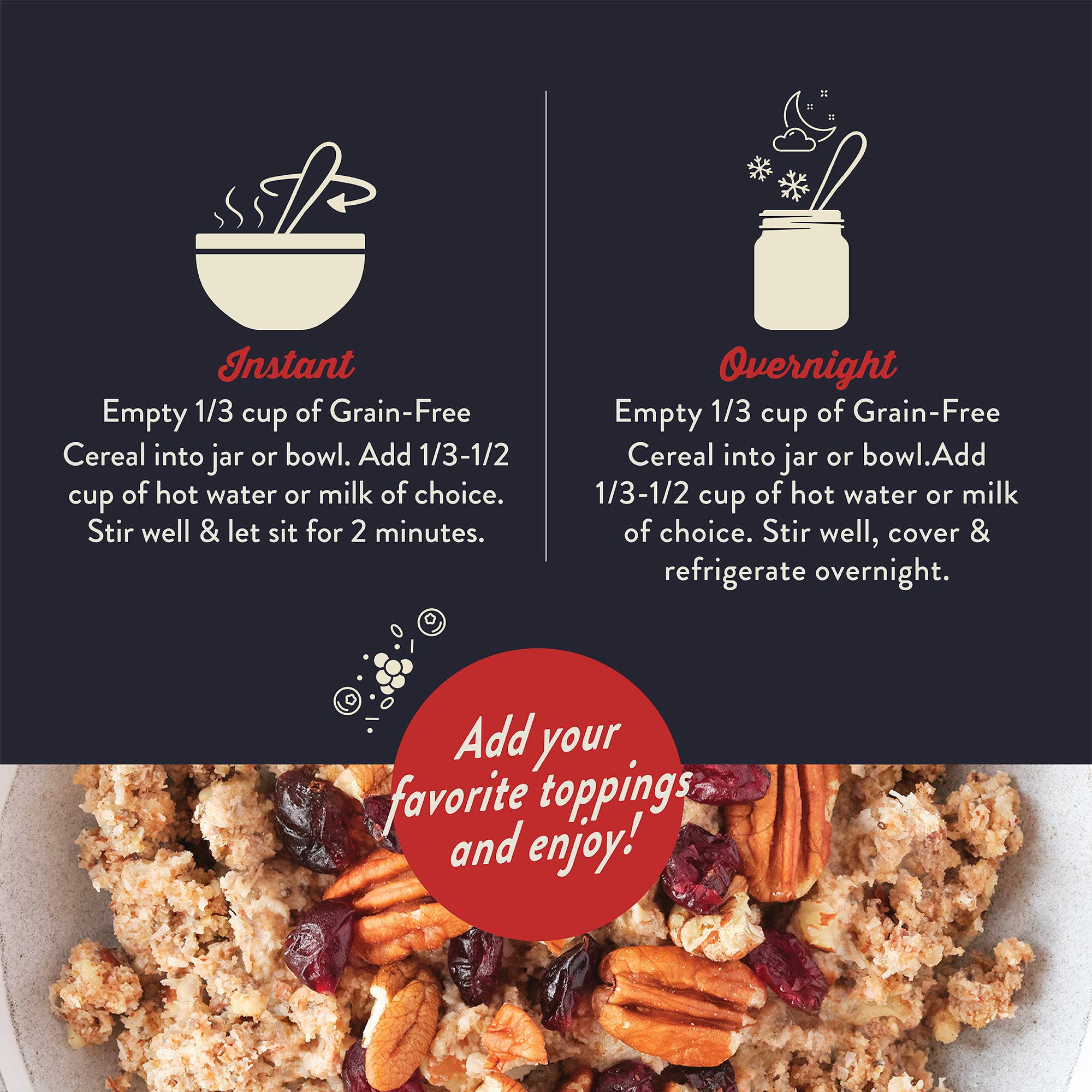 Grain-Free Cereal Cranberry Pecan Mutli-Serve Pouch