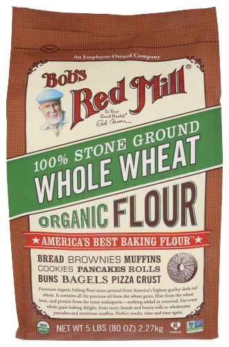 Organic Stone Ground Whole Wheat Flour - 5 LB