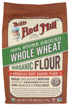 Organic Stone Ground Whole Wheat Flour - 5 LB