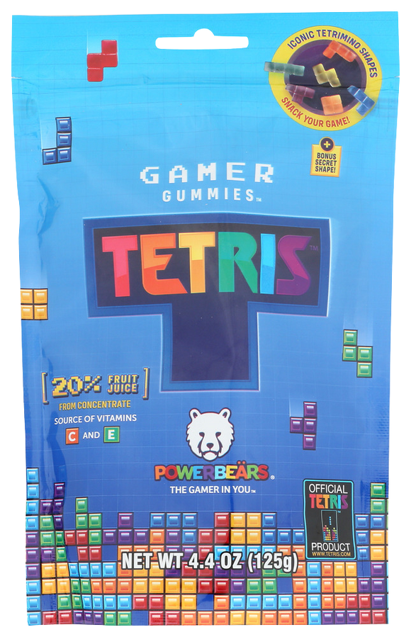 Powerbears Tetris Gamer Gummies - 4.4 OZ