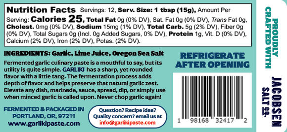 GARLIKI "ORIGINAL" Premium Fermented Garlic Culinary Paste