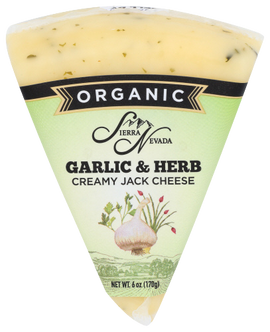 Organic Garlic & Herb Creamy Jack Cheese - 6 OZ