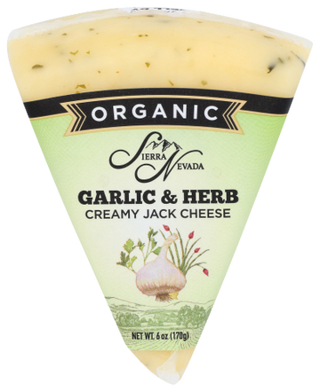 Organic Garlic & Herb Creamy Jack Cheese - 6 OZ