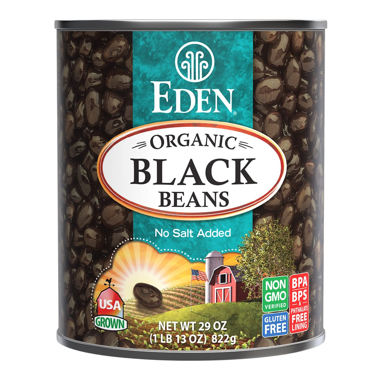 Organic Black Beans - 29 OZ