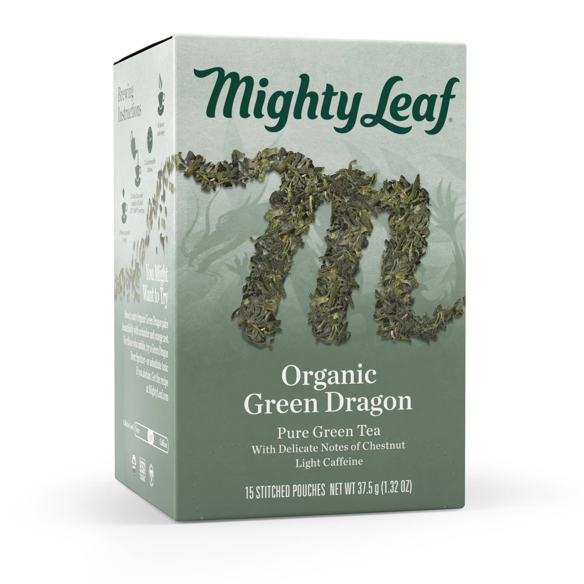 Mighty Leaf Organic Green Dragon Tea - 15 CT