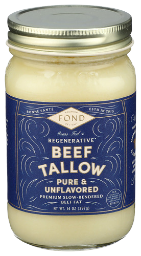 Fond Regenerative Beef Tallow - 14 OZ