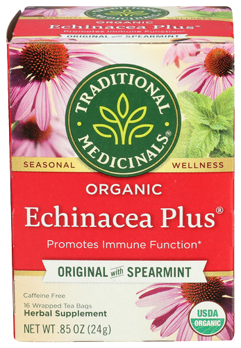 Organic Spearmint Echinacea Plus Tea - 16 BG