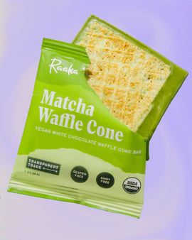 Matcha White Chocolate Waffle Cone Bar - 1 OZ