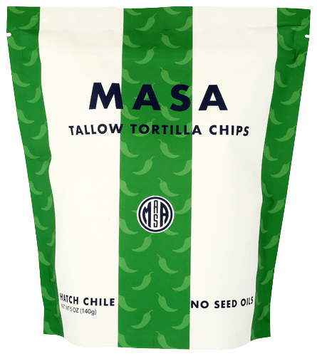 MASA Hatch Chile Tortilla Chips - 5 OZ