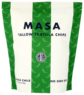 MASA Hatch Chile Tortilla Chips - 5 OZ