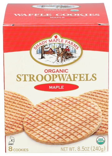 Organic Maple Waffle Cookies  - 8.5 OZ