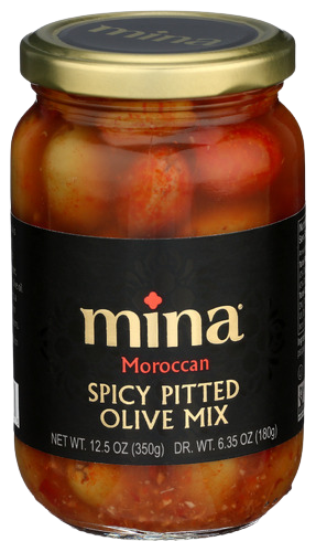 Spicy Pitted Olive Mix - 12.5 OZ