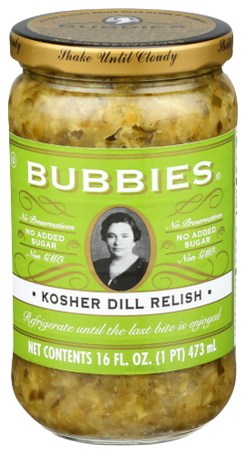 Bubbies Kosher Dill Pickle Relish - 16 OZ