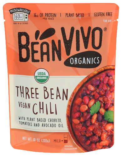 Beanvivo Three Bean Vegan Chili - 10 OZ