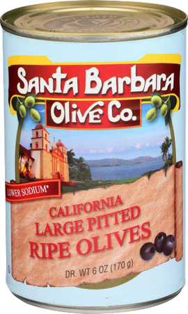 Large Pitted Black Olives - 5.75 OZ