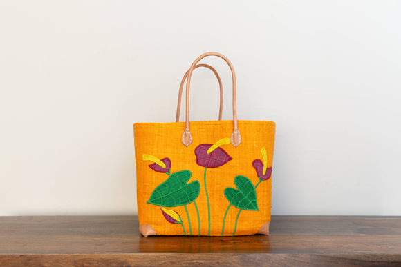 Madagascar Floral Small Tote Bag