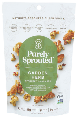 Garden Herb Sprouted Snack Mix - 4 OZ
