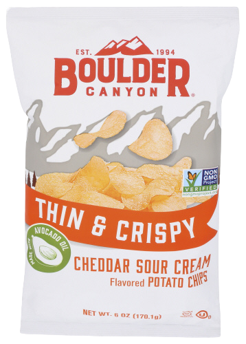 Cheddar Sour Cream Potato Chips - 6 OZ