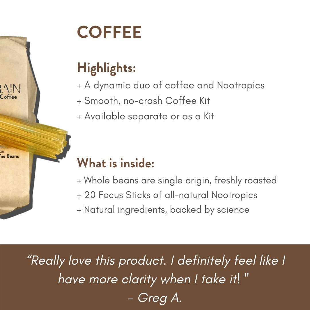 Nootropic Focus Sticks for Coffee