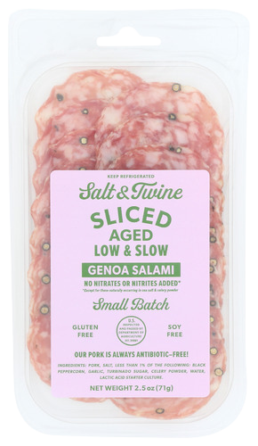 Sliced Genoa Salami - 2.5 OZ