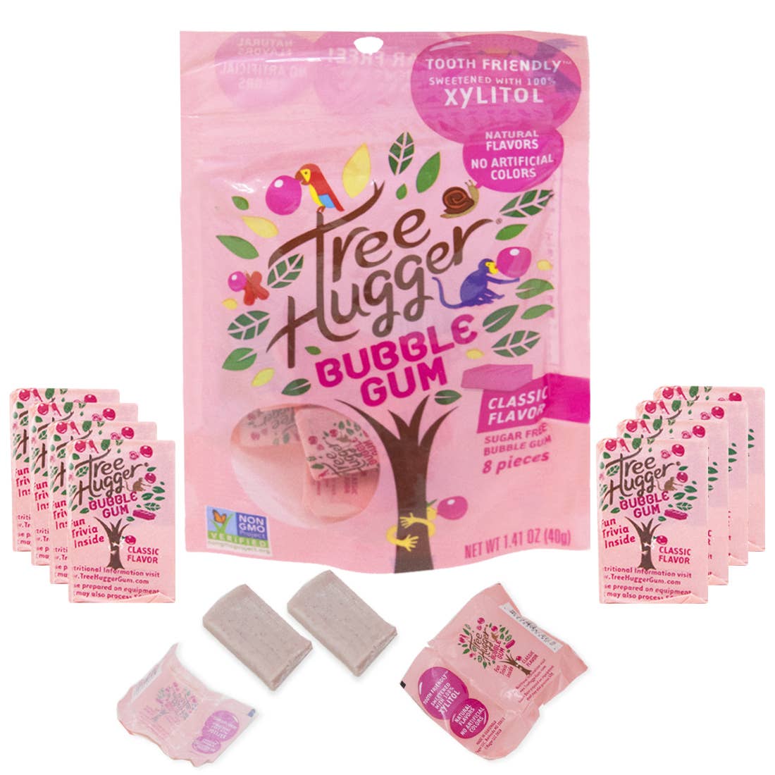 Tree Hugger Classic Bubble Gum Sweetened with 100% Xylitol-4