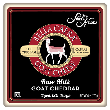 Bella Capra Raw Milk Goat Cheddar - 6 OZ