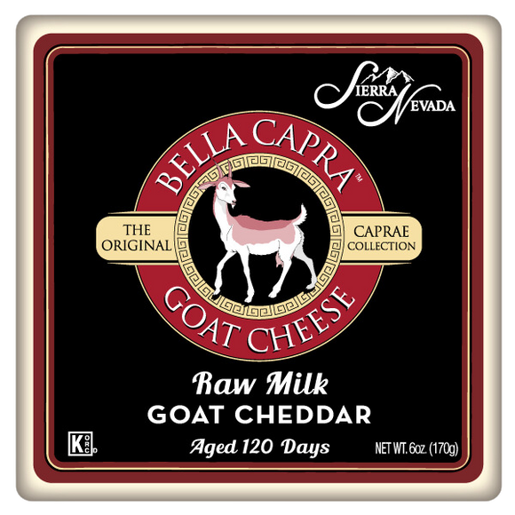 Bella Capra Raw Milk Goat Cheddar - 6 OZ