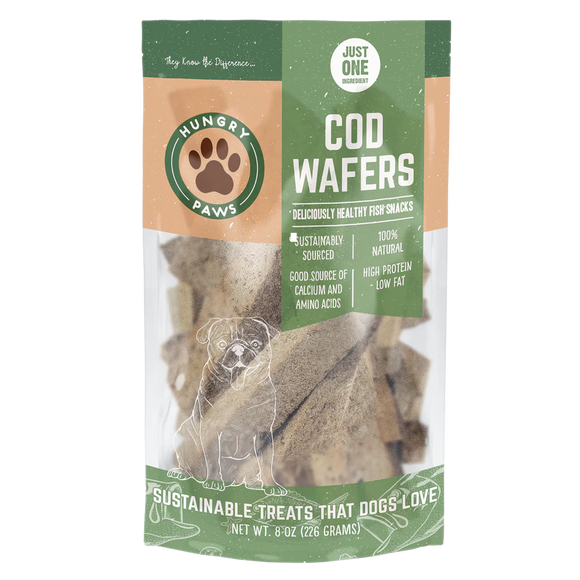 Cod Wafers Dog Treats - 8 OZ