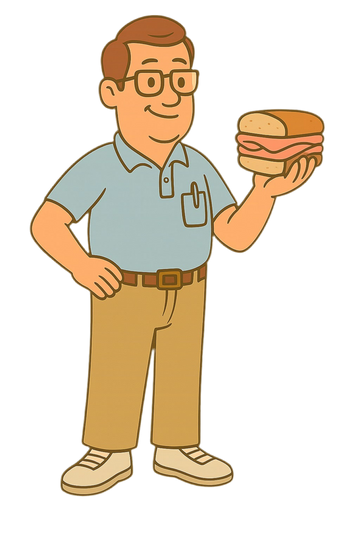 Ham & Swiss Sandwich