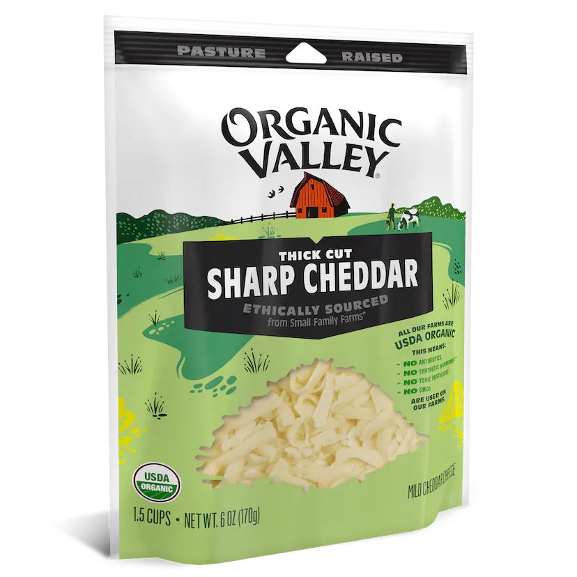Organic Sharp Cheddar Cheese - 6 OZ
