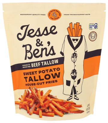 Jessie And Bens Sweet Potato Tallow & Sea Salt Fries - 14 OZ