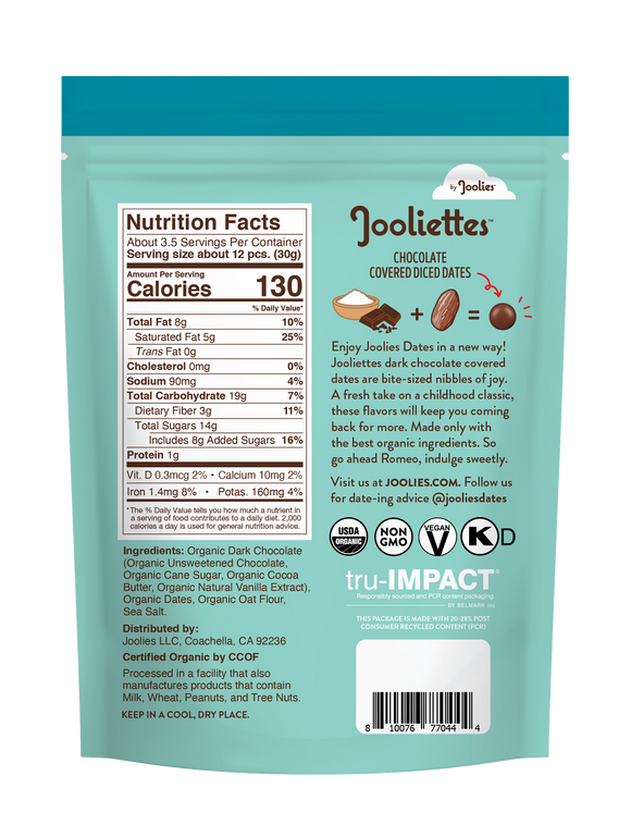 Jooliettes Dark Chocolate Sea Salt 4oz