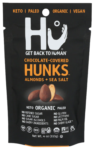 Hu Chocolate Covered Almonds + Sea Salt - 4 OZ