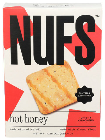 Nufs Hot Honey Crackers - 4.25 OZ