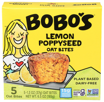 Lemon Poppyseed Oat Bites - 6.5 OZ