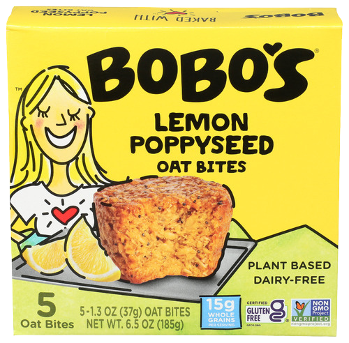 Lemon Poppyseed Oat Bites - 6.5 OZ