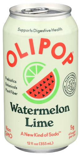 Olipop Watermelon Lime Sparkling Tonic - 12 FO