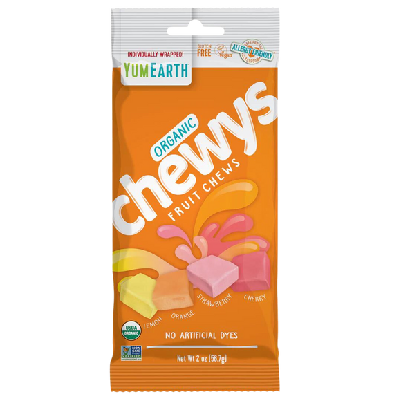Yum Earth Grab & Go Organic Fruit Chews - 2 OZ