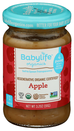 Babylife Organic Apple Puree - 3.2 OZ