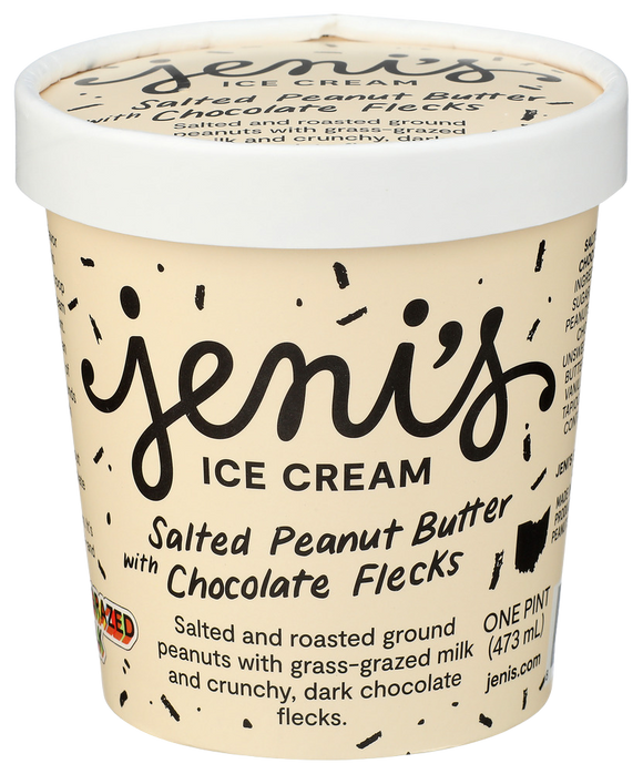 Jenis Salted Peanut Butter Ice Cream - 16 OZ