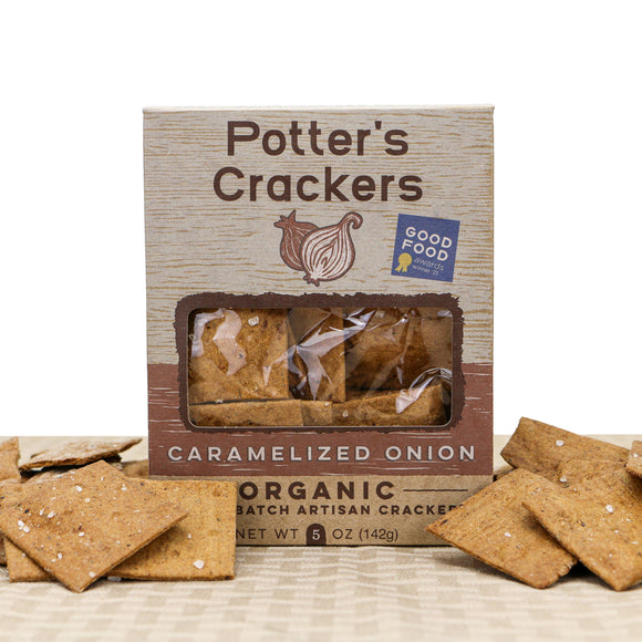 Potter's Crackers Organic Caramelized Onion Crackers - 5 OZ