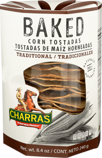 Charras Natural Baked Corn Tostadas - 8.4 OZ