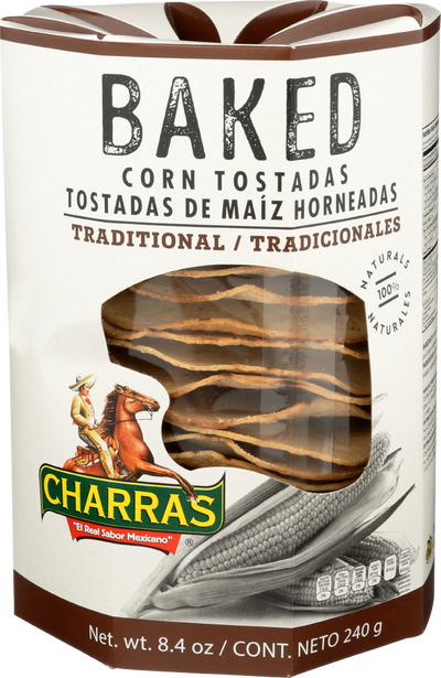 Charras Natural Baked Corn Tostadas - 8.4 OZ