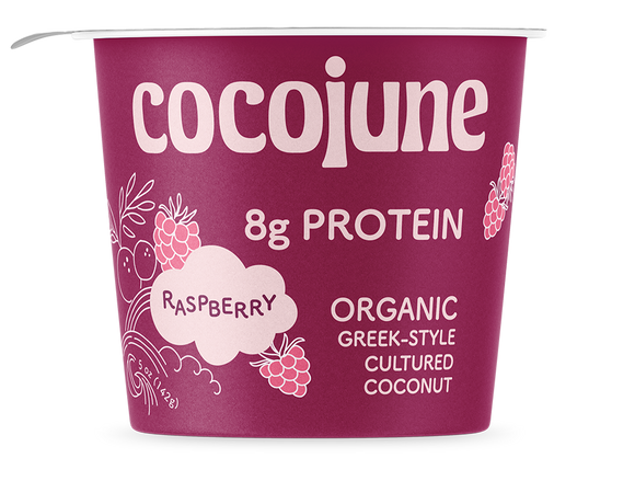 Cocojune Raspberry Protein Greek Yogurt - 5 OZ