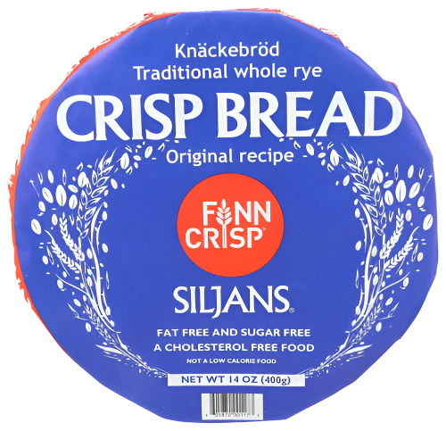 Traditional Whole Rye Round Crispbread - 14 OZ