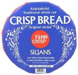 Traditional Whole Rye Round Crispbread - 14 OZ