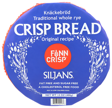 Traditional Whole Rye Round Crispbread - 14 OZ