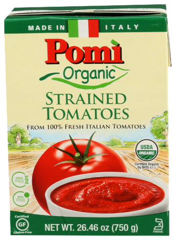 Organic Strained Tomatoes - 26.46 OZ